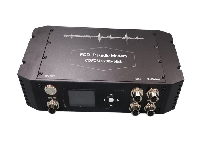 Передача тактического Bi дирекционная COFDM модема радио IP FDD долгосрочная